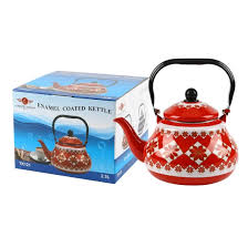 ENAMEL COATED KETTLE 1.5L