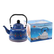 ENAMEL COATED KETTLE 1.7L