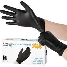 HANDS-PRO VINYL GANTS BLACK M 100PCS