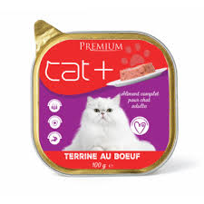 BOITE CAT+ AU BOEUF 100G