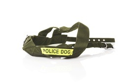 Harnais pour chien « POLICE DOG » avec laisse