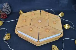 BAMBU TEPSILI PORSELEN KAHVALTILIK 7PCS