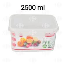 BOITE HERMETIQUE PLASTIQUE 2500ML