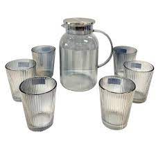 DELI GLASSWARE FRUTHER THAN GLASS 7PCS