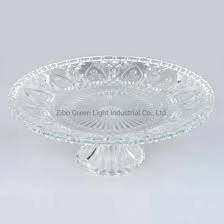 CAKE PLATE SET EN VERRE PT 1PCS